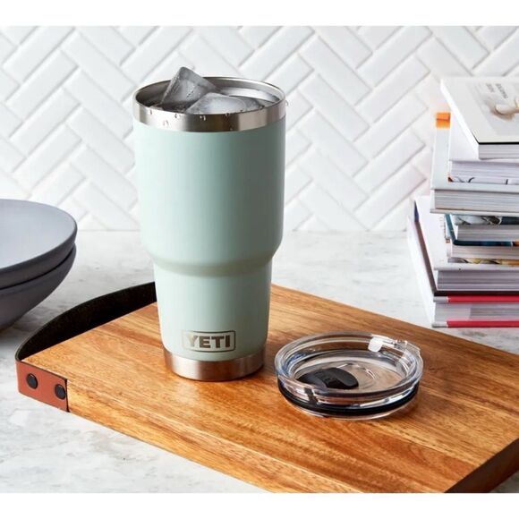 Yeti Rambler 30 Oz Stackable Cup Lid In Seafoam - Picture 1 of 10